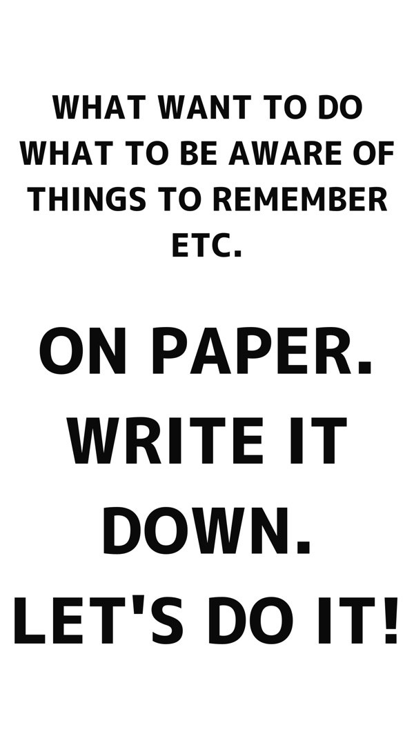 Print your goals on paper 3